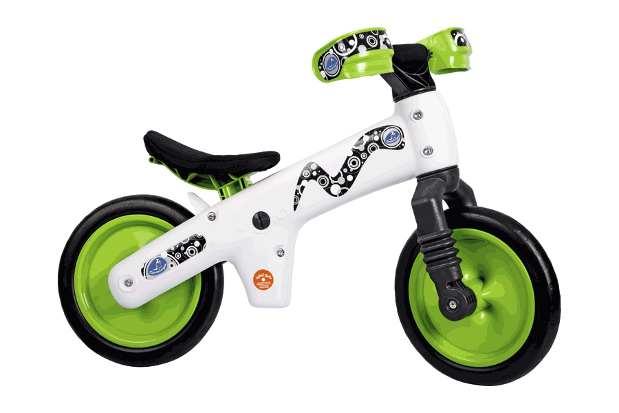 bicicleta-aprendizaje-bellelli-verde-blanco