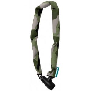 Candado Cadena bicicleta Camuflage con llave