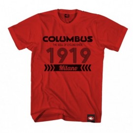 COLUMBUS 1919 T-SHIRT RED