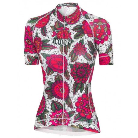 Maillot Cycology Cyco Floral corto mujer