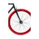 Fabric Bike MATTE BLACK & RED