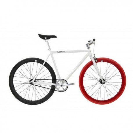 Fabric Bike White & Black & Red