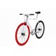 Fabric Bike White & Black & Red