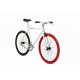 Fabric Bike White & Black & Red