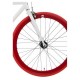 Fabric Bike White & Black & Red